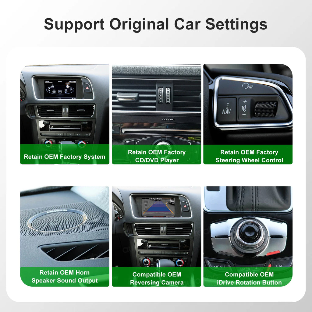 For Audi A4/A5/Q5 3G MMI System Wireless CarPlay Android Auto,MirrorLink,AirPlay Navigatio | AUTOKITSHOP