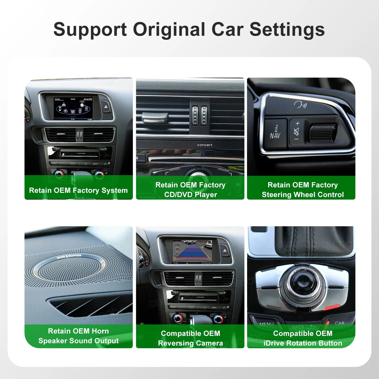 For Audi A4/A5/Q5 3G MMI System Wireless CarPlay Android Auto,MirrorLink,AirPlay Navigatio | AUTOKITSHOP