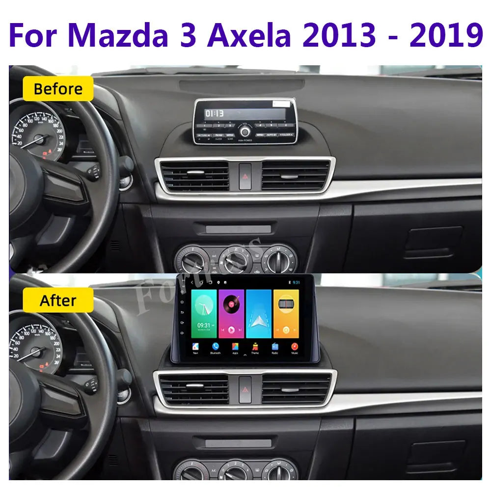 Android 16 Carplay Auto Car Radio For Mazda 3 Axela 2013-2018 Stereo GPS Navigation Multim