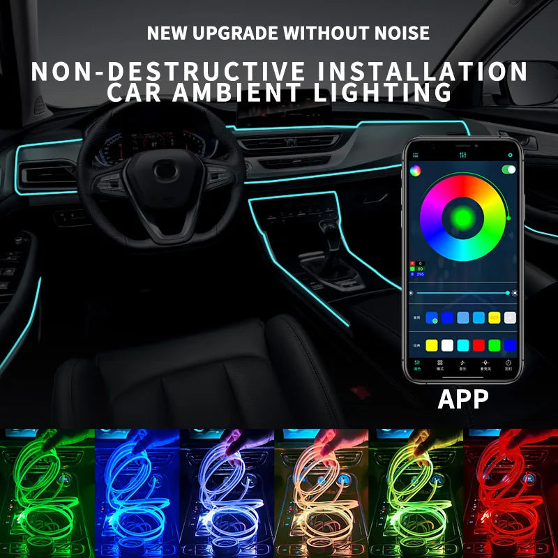 RGB - Ambient Light - App Control - Car Interior Lighting | AUTOKITSHOP