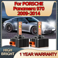 360 degree Car Headlight 30000LM Canbus D1S LED Lights 6000K For PORSCHE Panamera 970 2009