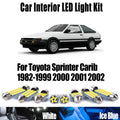 LED Interior Light Kit for Toyota Sprinter Carib 1982-1998 - Canbus Dome Map Door Trunk Bulbs | AUTOKITSHOP