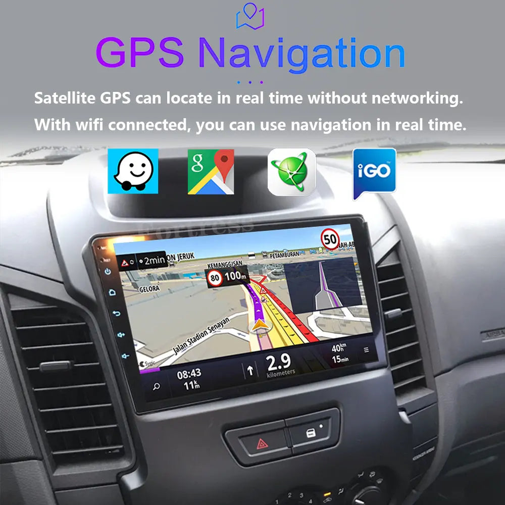 9 lnch Android 16 For Ford RANGER F-250 2011-2014 Car Radio player Video Multimedia Naviga