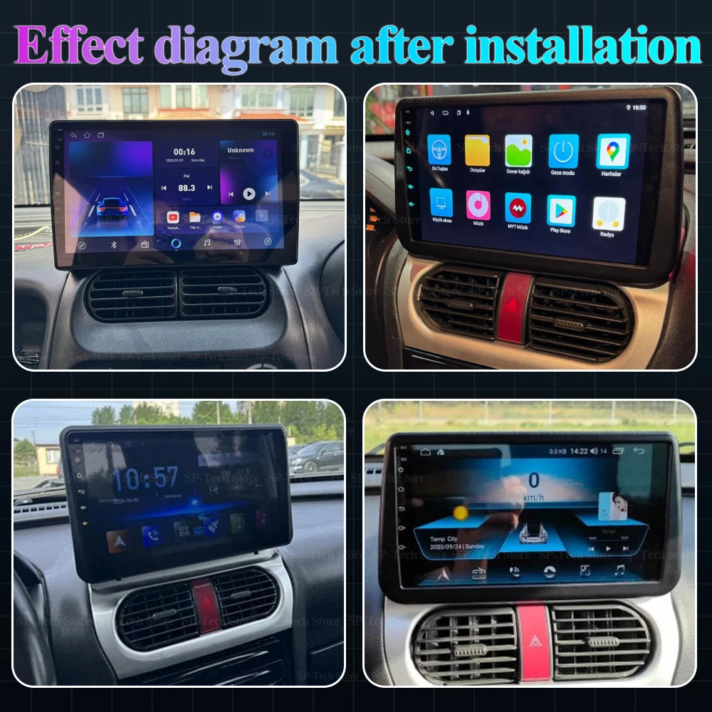 Android 16 For Opel Combo Corsa Tigra 2001 - 2011 Car Radio Multimedia Player Carplay Auto | AUTOKITSHOP