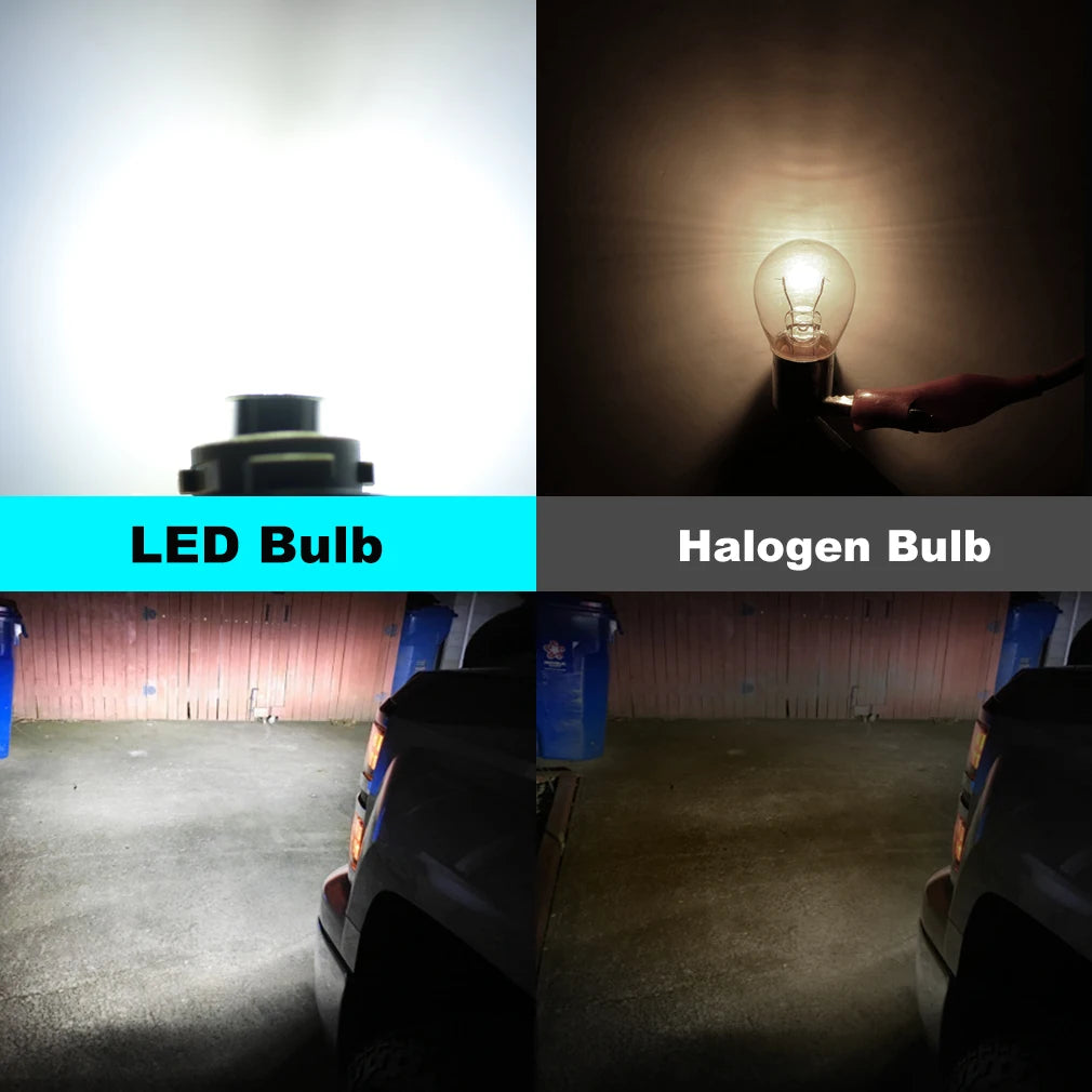 1156 BA15S P21W BAU15S PY21W LED 1157 P21/5W BAY15D BA15D LED Car Tail Bulb Brake Lights R