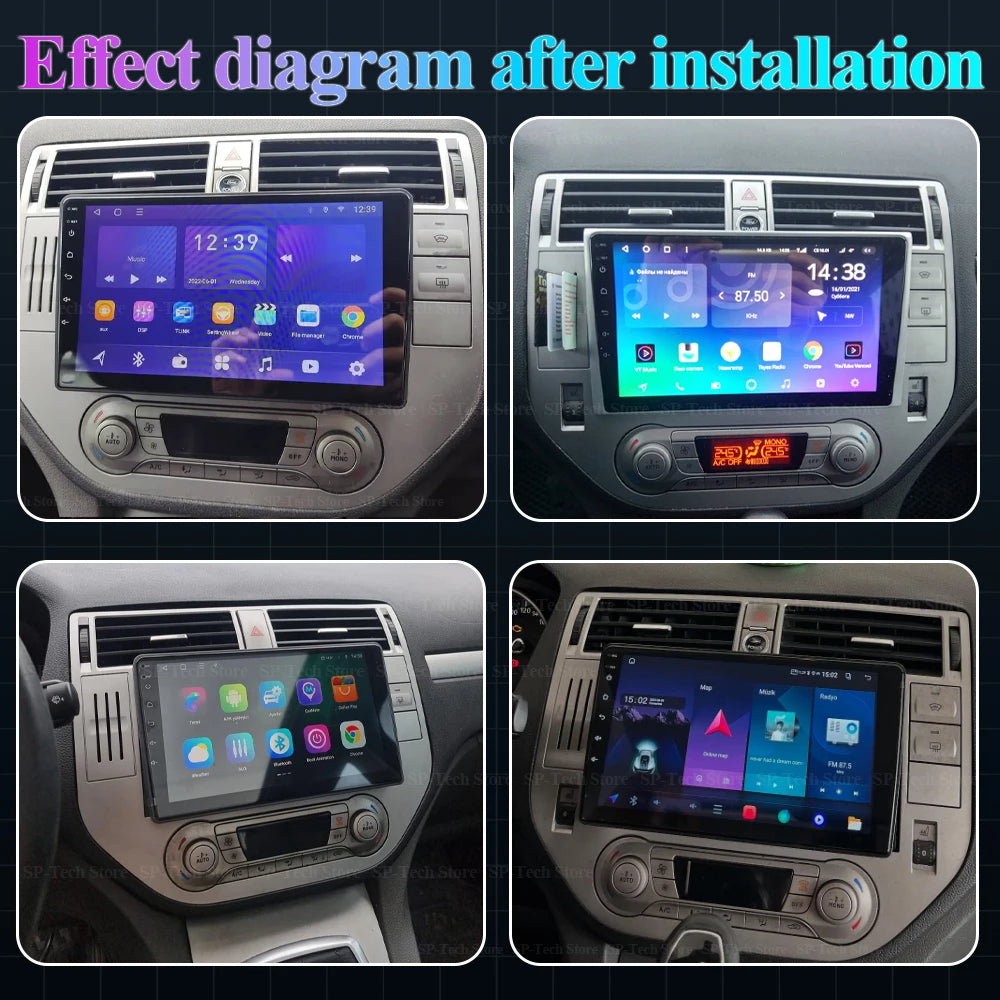 Android 16 For Ford Kuga Mk1 2008-2012 Car Radio Carplay Auto 5g Wifi Stereo Head Unit Vid | AUTOKITSHOP