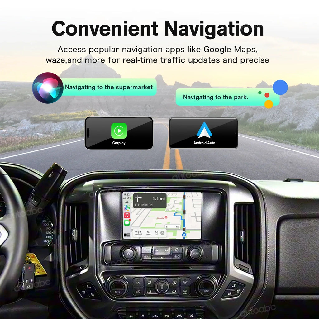 Wireless CarPlay Android Auto for Chevrolet Corvette/Impala/Silverado/Suburban Traverse Su | AUTOKITSHOP