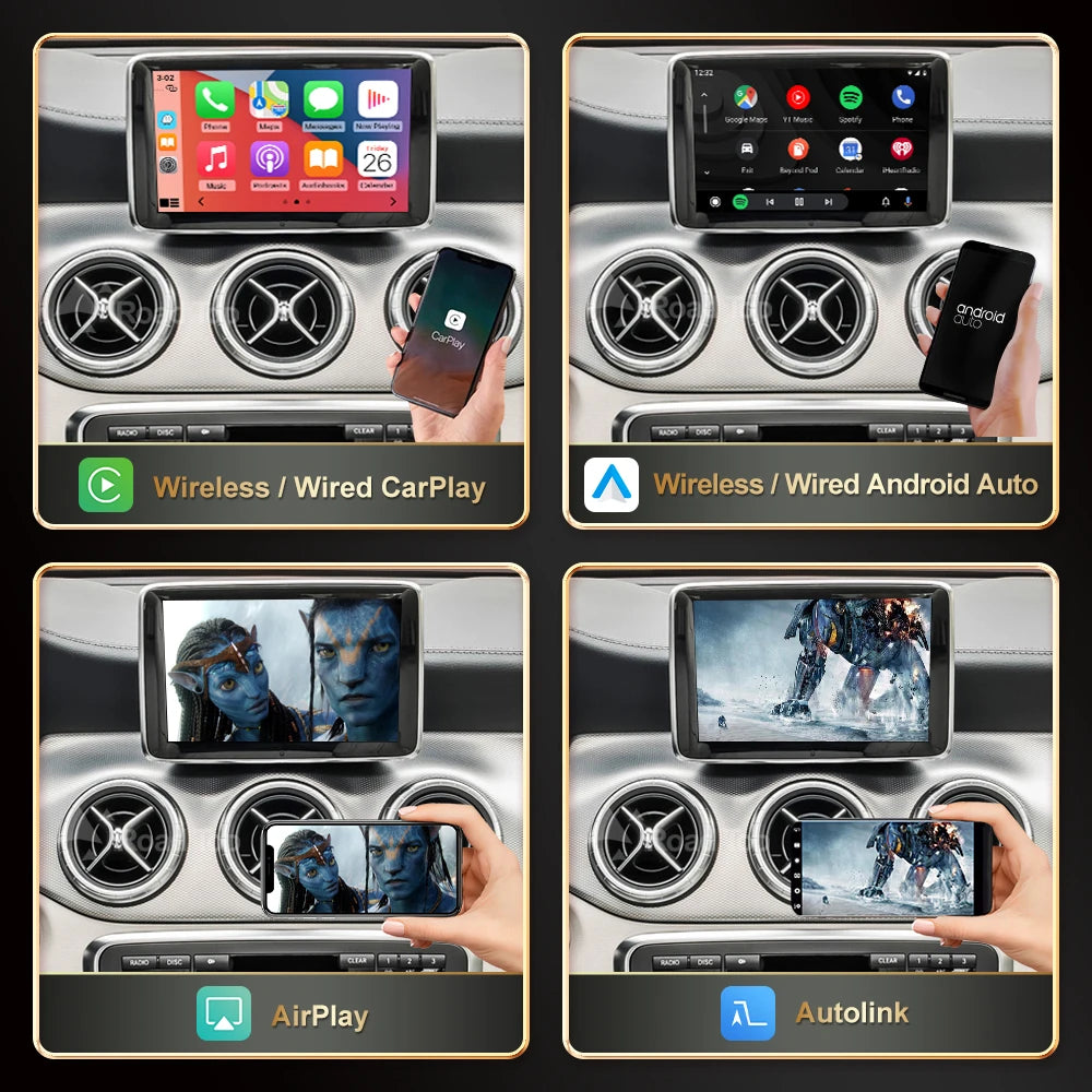 Wireless CarPlay for Mercedes Benz A Class W176 B W246 CLA GLA C-CLass W204 E-Class W212 C