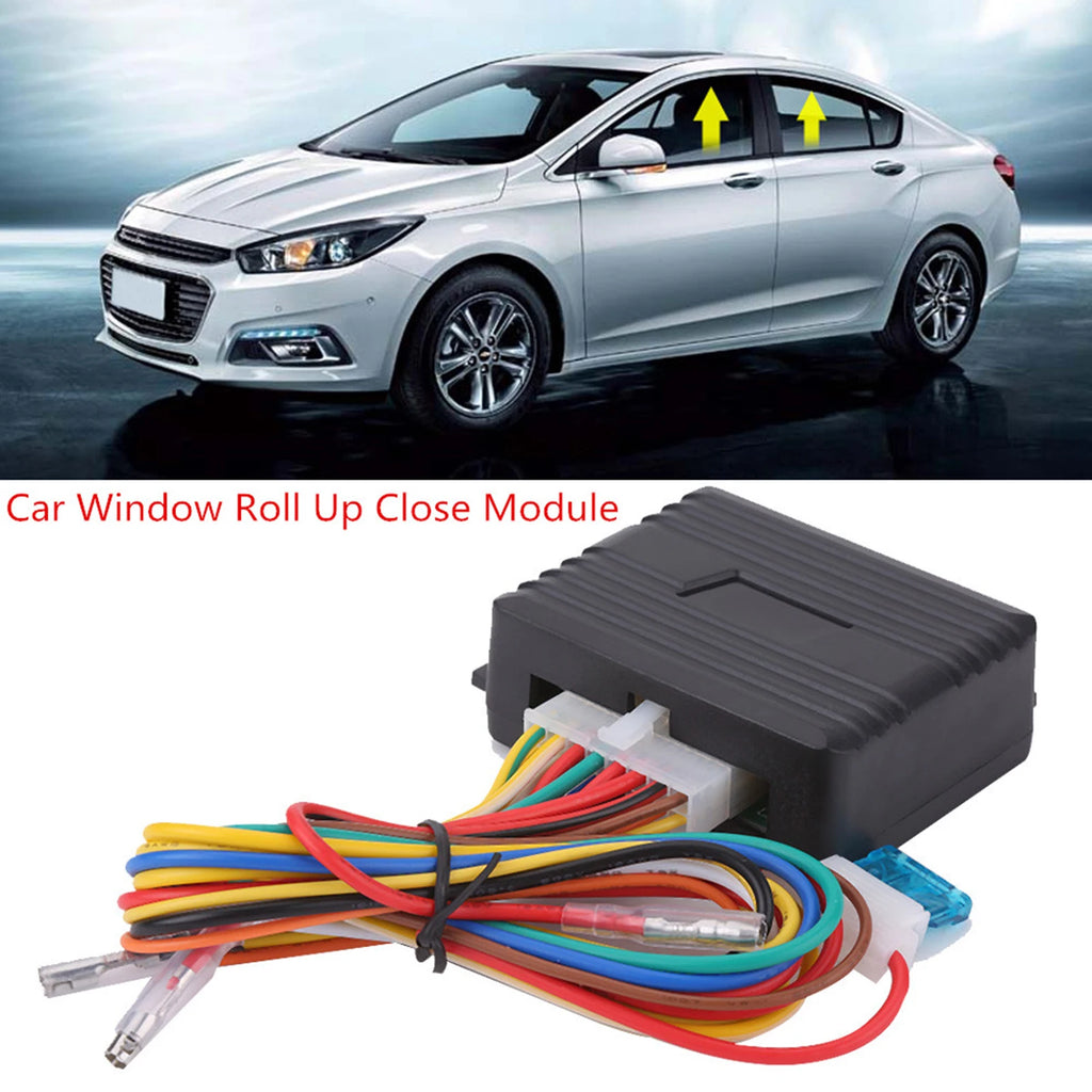 12V Universal Auto Power Window Roll Up Closer Module for 4 Door Cars 4 Door Power Window Closer - Automotive LED Light