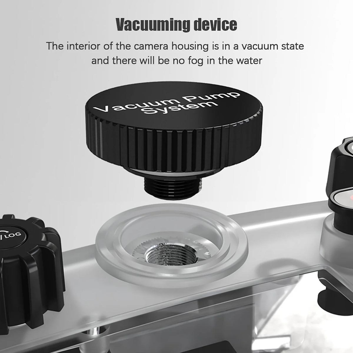 TG7 Camera Waterproof Case Housing Case for Action Camera Underwater 60m Diving Protective Case  - Automotive LED Light