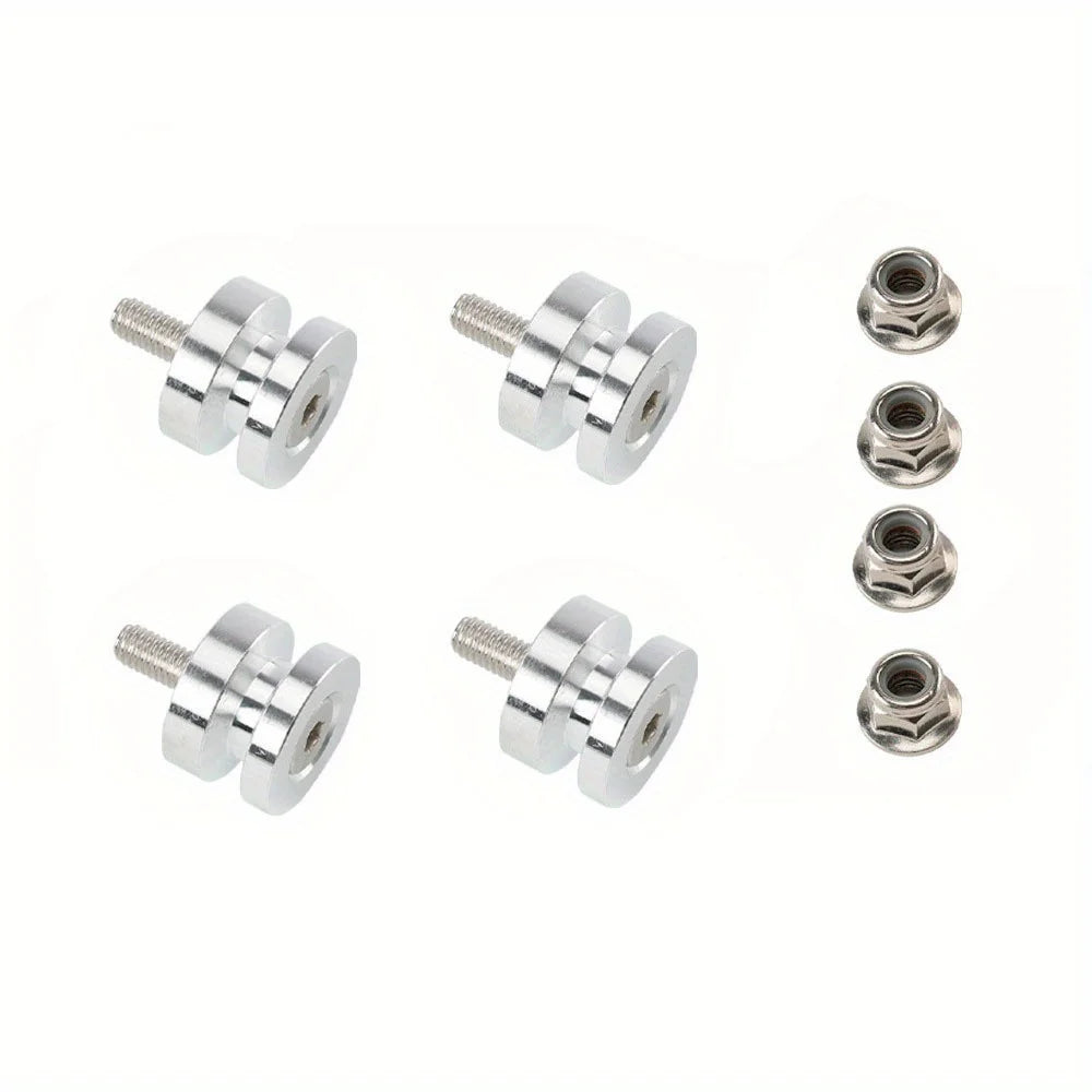 4Pcs Motorcycle Top Rear Luggage Tool Box Case Trunk Bracket Bushing Pad Spacers Buckle Quick Fi - Automotive LED Light