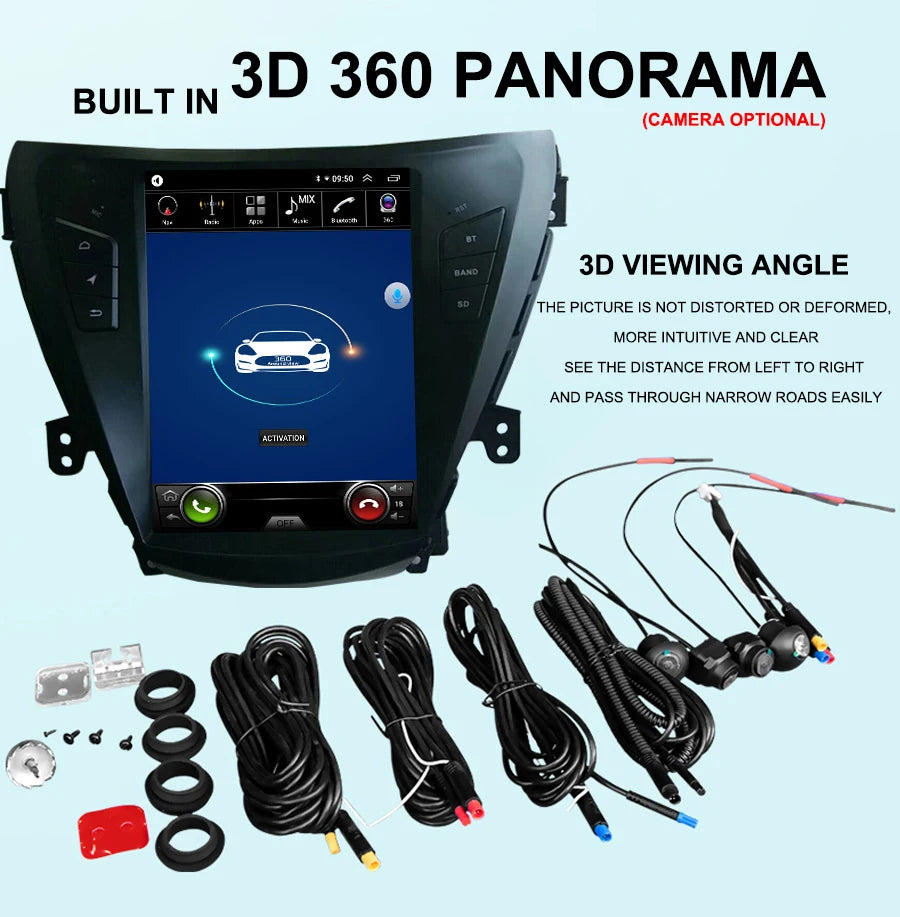 NaviRider Android 14 Car Multimedia Video Player GPS For Hyundai Elantra MD 2012 I35 Avant | AUTOKITSHOP