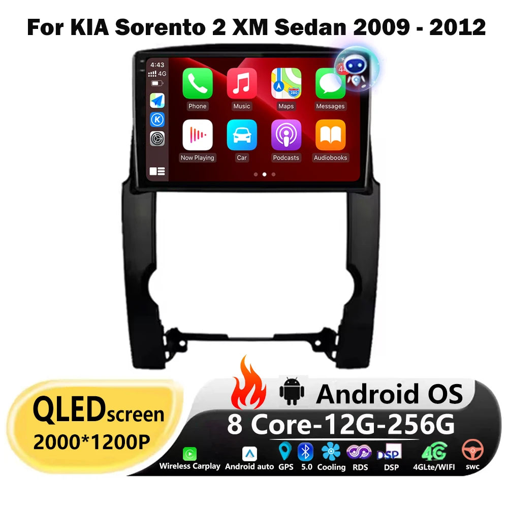 For KIA Sorento 2009-2012 10.1" Android Auto Car Stereo Multimedia Radio | AUTOKITSHOP