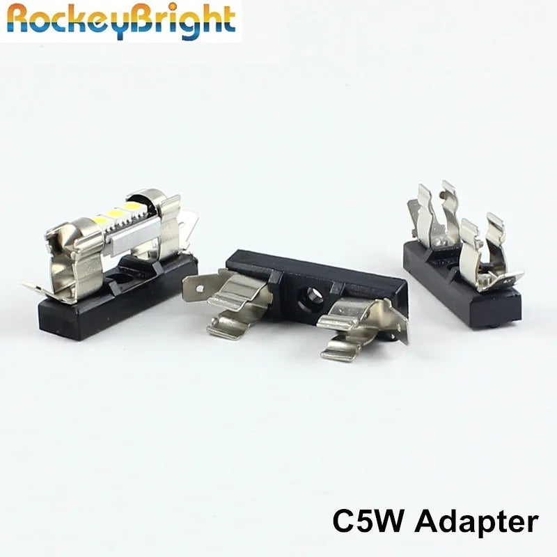 C5W LED Bulb Holder 31mm 36mm Car Reading Lamp LED License Plate Lamp Holder Festoon 31mm