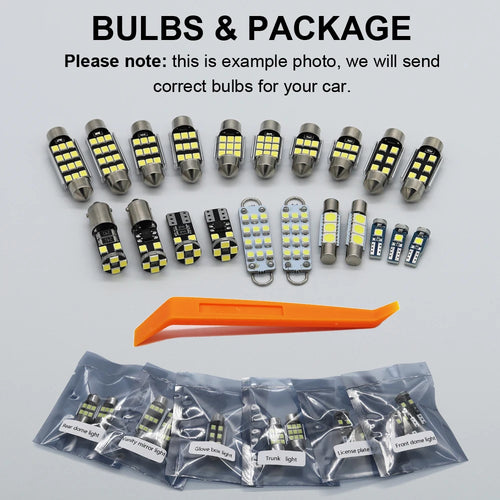 13-Piece LED Interior Light Kit for Audi A3 S3 8L - Canbus Error-Free Bulbs | AUTOKITSHOP