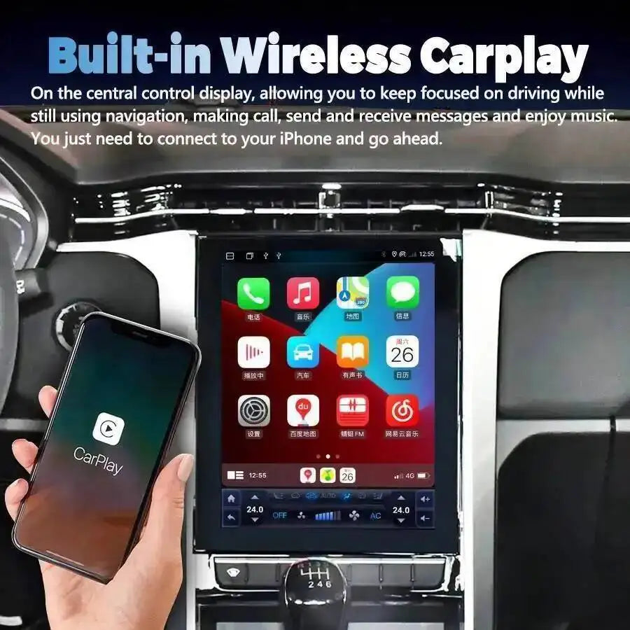 10.4inch Car Radio For Jianghuai T8 Auto Screen Navigation Vertical Android Auto Multimedi | AUTOKITSHOP