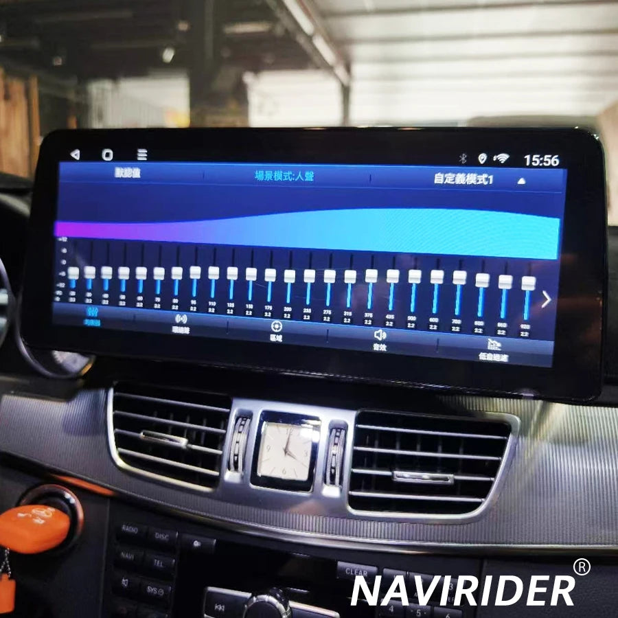 NAVIRIDER 1920*720P Screen For Mercedes E Class W212 2009-2016 Carplay GPS BT 12.3inch And