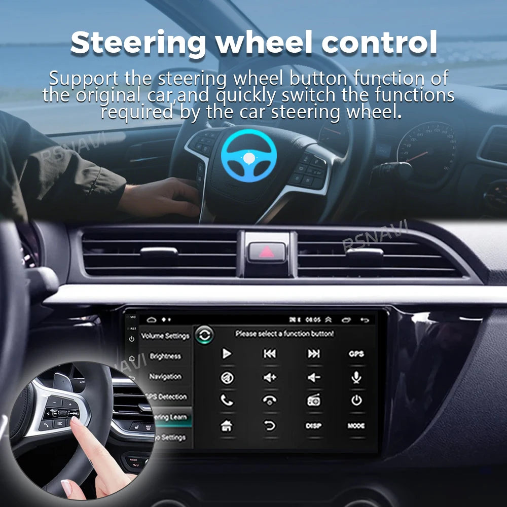 Qualcomm Android 16 For Kia RIO 4 2016- 2020 2K QLED Android Car Radio Multimedia Video Pl