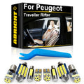 LED Interior Light Kit for Peugeot Rifter Traveller - Canbus Error-Free Bulbs | AUTOKITSHOP