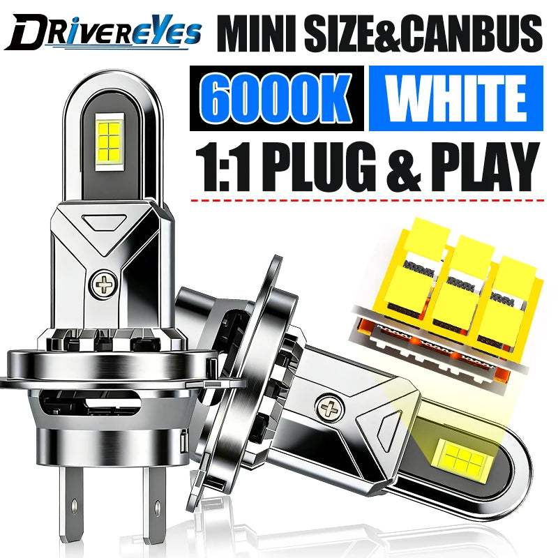 H7 LED Car Bulb H4 H11 H8 H9 9005 9006 HB3 HB4 9012 HIR2 Auto Motorcycle Car Headlight Wit