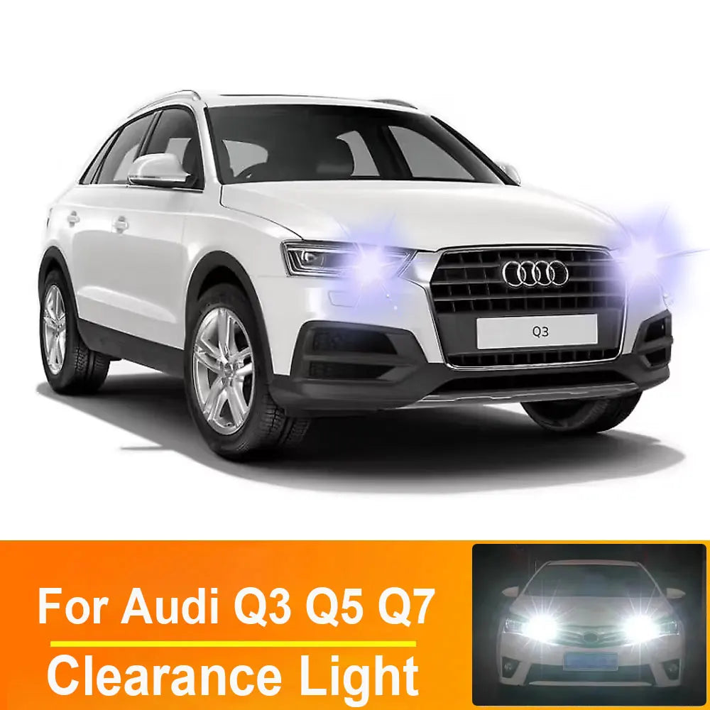 2-Piece LED Interior Light Kit for Audi Q3 Q5 Q7 2010- 2020 - Canbus Dome Map Door Trunk Bulbs | AUTOKITSHOP