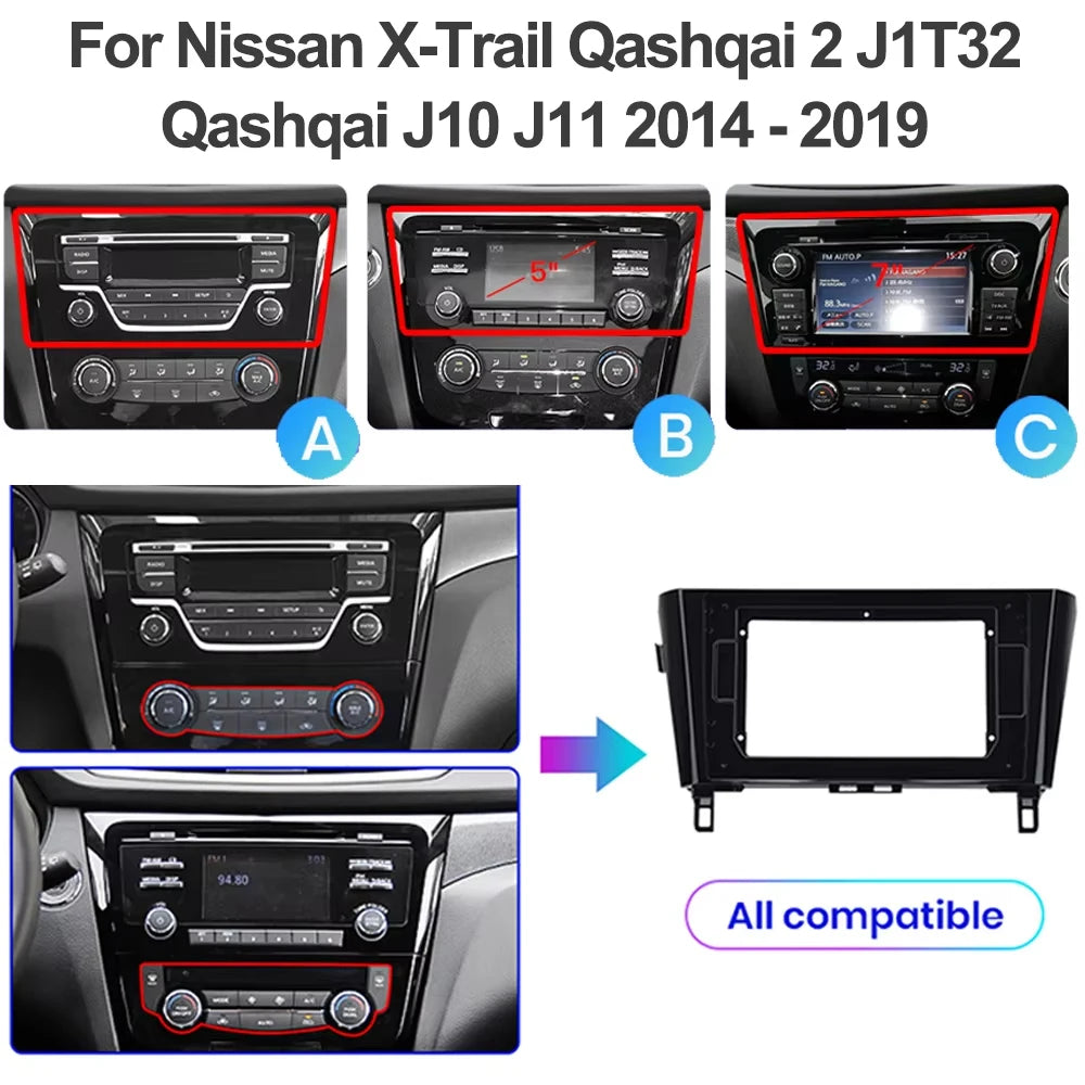 Android 16 Car Radio Player For Nissan Rogue X-trail Xtrail X - Trail 3 T32 2013 - 2022 Ca | AUTOKITSHOP