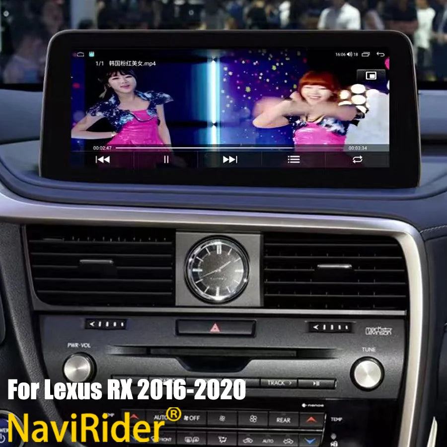 12.3inch Android15 CARPLAY Car Video Player For Lexus Rx450h RX200t RX350 RX300 RX 450H 20 | AUTOKITSHOP