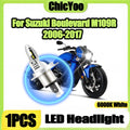 1X 10000LM High Power High Low Beam Motorcycle Head Lamp Super Bright H4 LED Headlight Bul