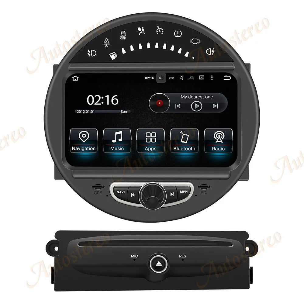 8"Auto Stereo Carplay Android 13.0 For BMW MINI 2006-2013 DSP Car Multimedia Player GPS Na