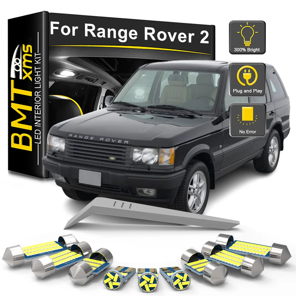 22-Piece LED Interior Light Kit for Land Rover Range Rover 2 II P38 P38A - Canbus Error-Free Bulbs | AUTOKITSHOP