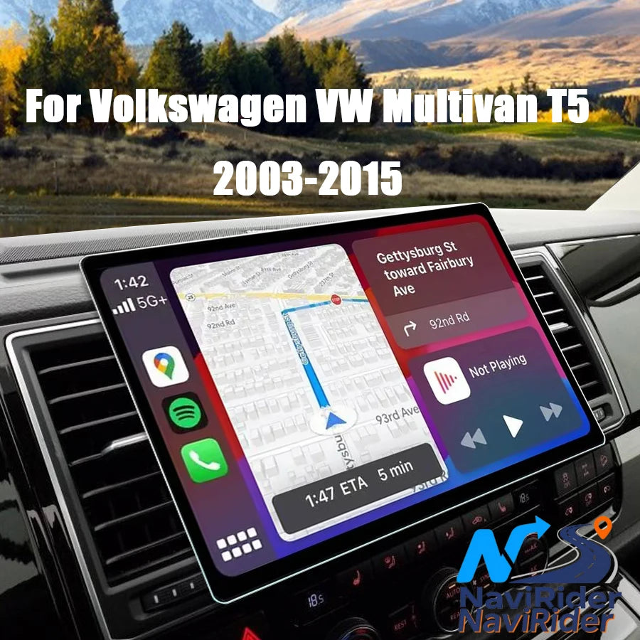 Multimedia Player Stereo Carplay Car Radio 12.5'' For Volkswagen VW Multivan T5 2003-2015