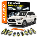 ZITWO 14Pcs Full Interior LED Bulb Dome Reading Light Kit For Infiniti QX60 2013 for Infiniti QX60 2013-2016 - Canbus LE