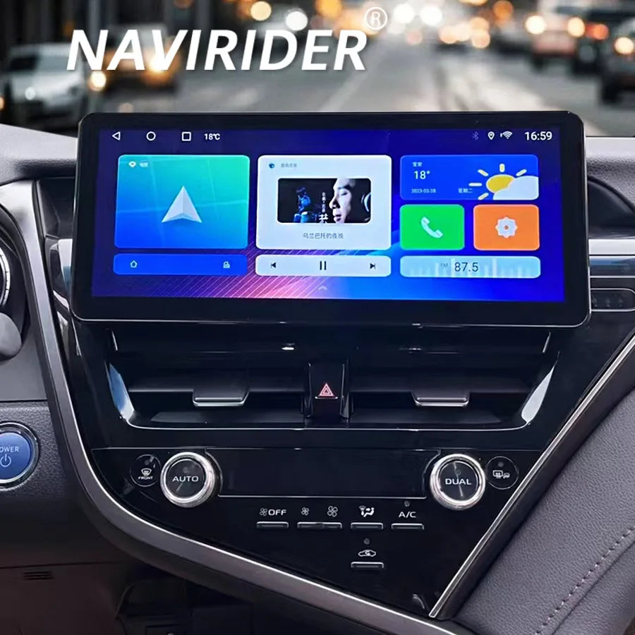 12.3 Inch Screen Car Multimedia Video Player Android 15 For Toyota Camry 2021 2022 GPS Nav | AUTOKITSHOP
