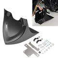Motorcycle Gloss Black Chin Lower Fairing Front Spoiler Air Dam Cover For Harley Touring Fatboy  - Automotive LED Light