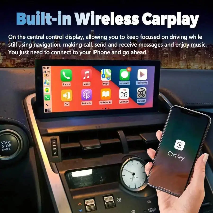 Car Screen Multimedia Player For Lexus NX NX200t NX200 NX300h NX300 NX350h 2014-2021 10.25 | AUTOKITSHOP