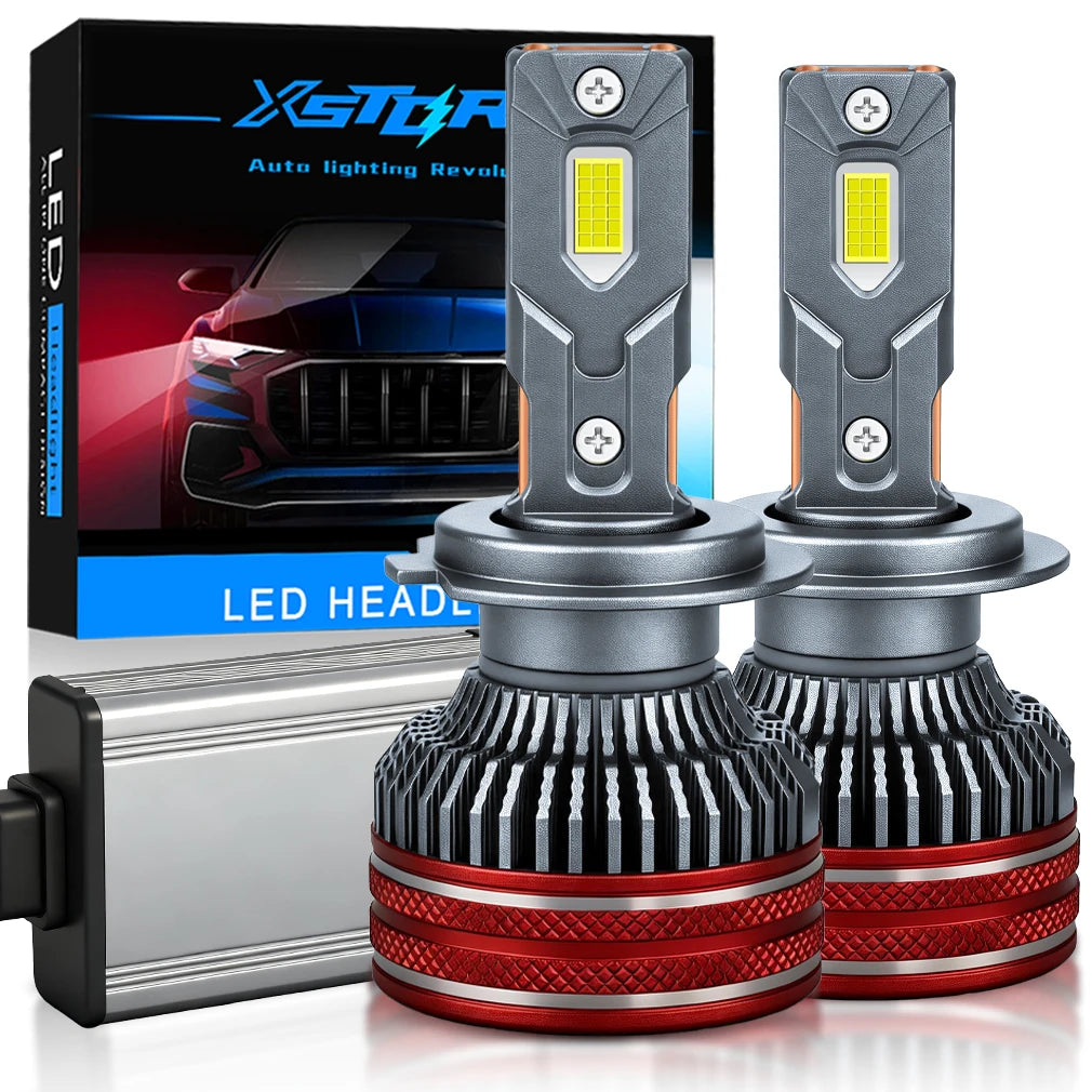 XSTORM Car Headlight H1 H4 H7 LED H8 H11 9005 HB3 9006 HB4 9012 Hir2 Led Bulb Canbus Light