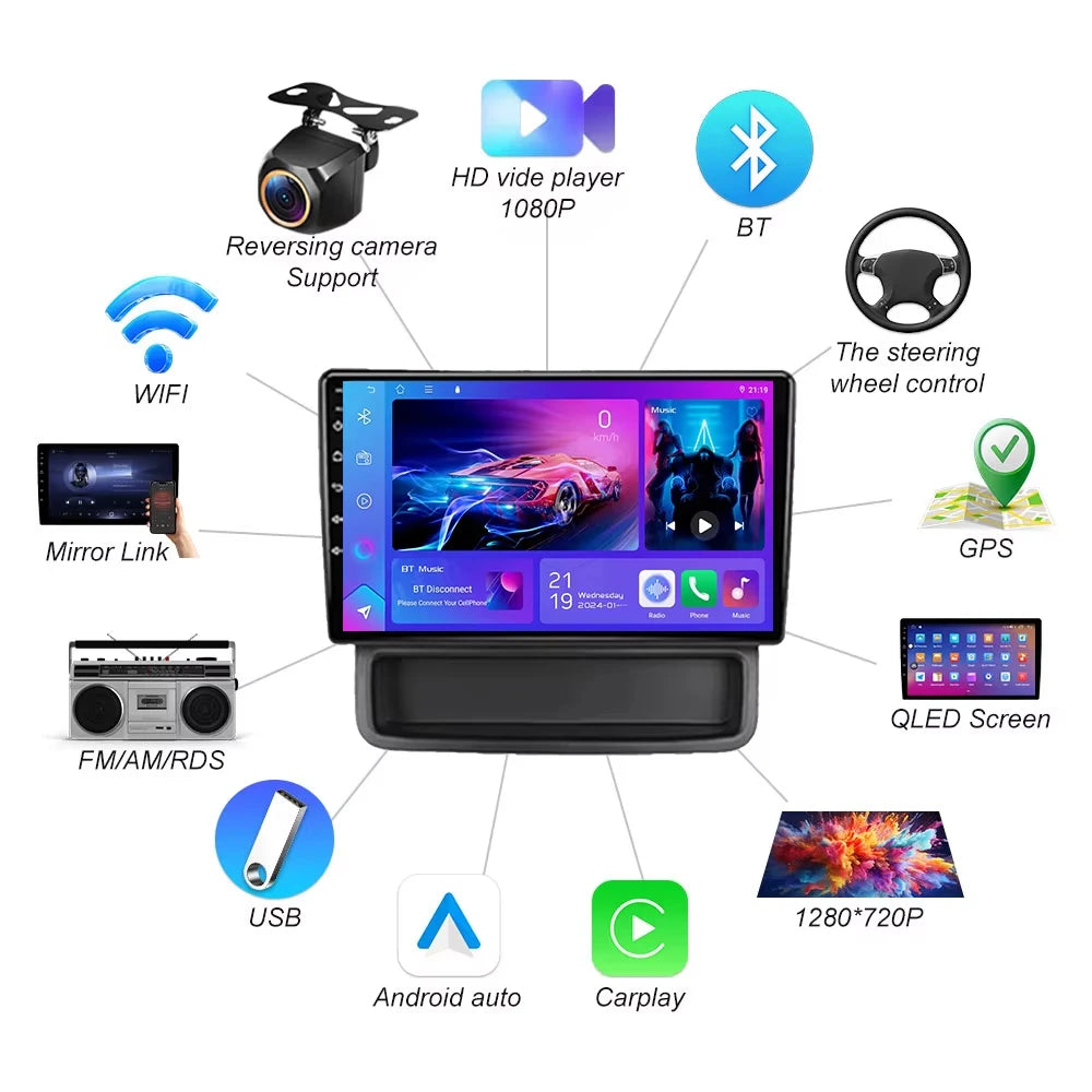 Android 16 Car Radio For Renault Trafic 2 For Opel Vivaro A For Nissan Primastar 2006-2014 | AUTOKITSHOP