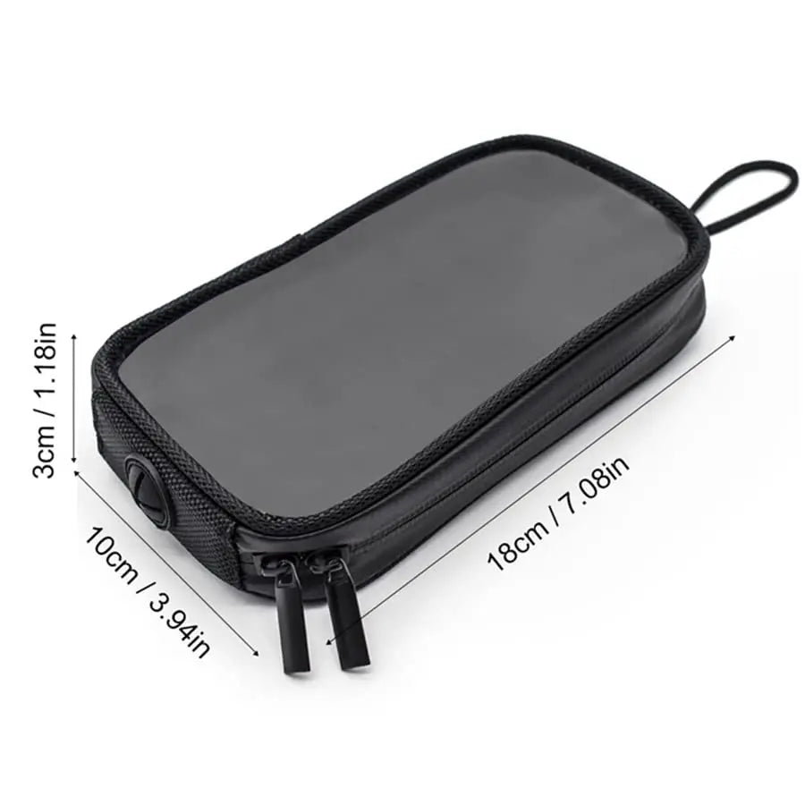 Motorcycle Magnetic Fuel Gas Tank Bag Cell Phone Holder Pouch Case Zipper Pocket