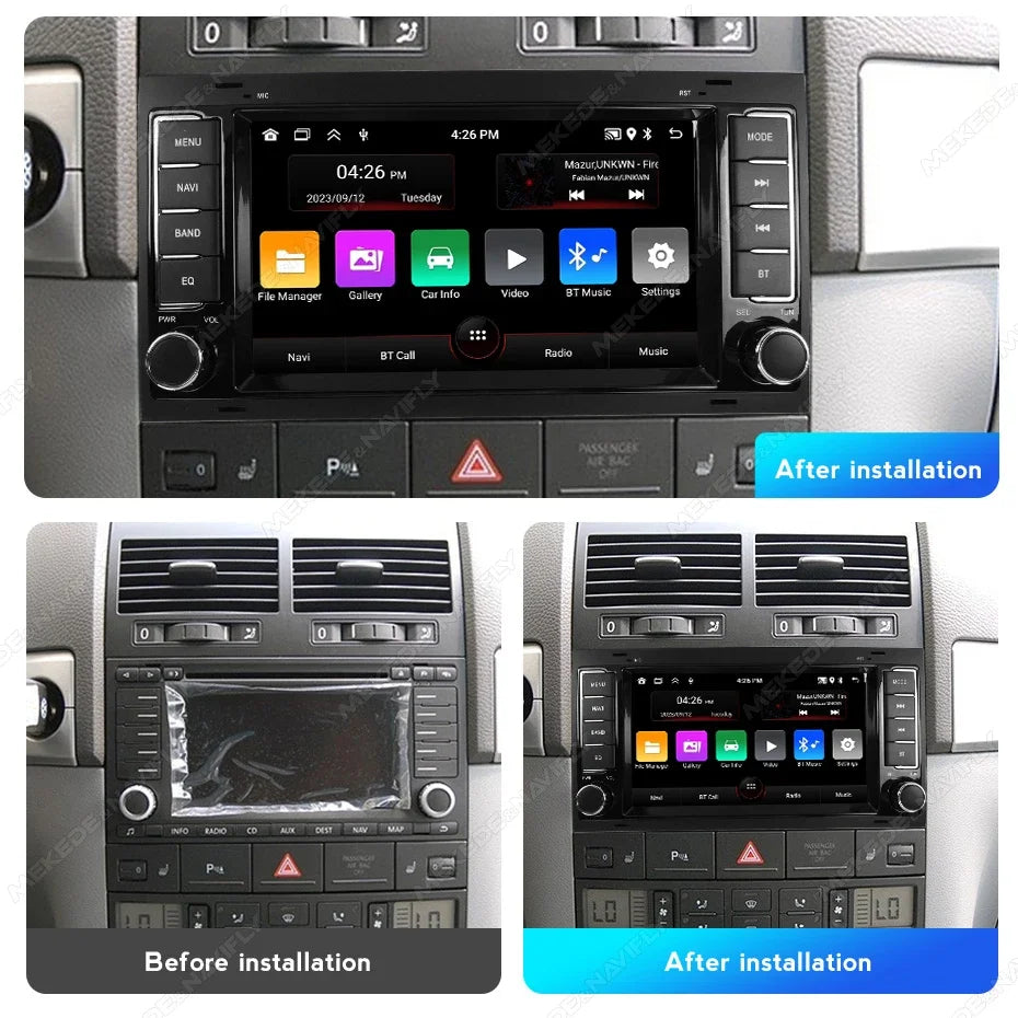 Android 13 Car Radio for Volkswagen VW Touareg T5 Transporter 2002-2011 Carplay Android AU | AUTOKITSHOP