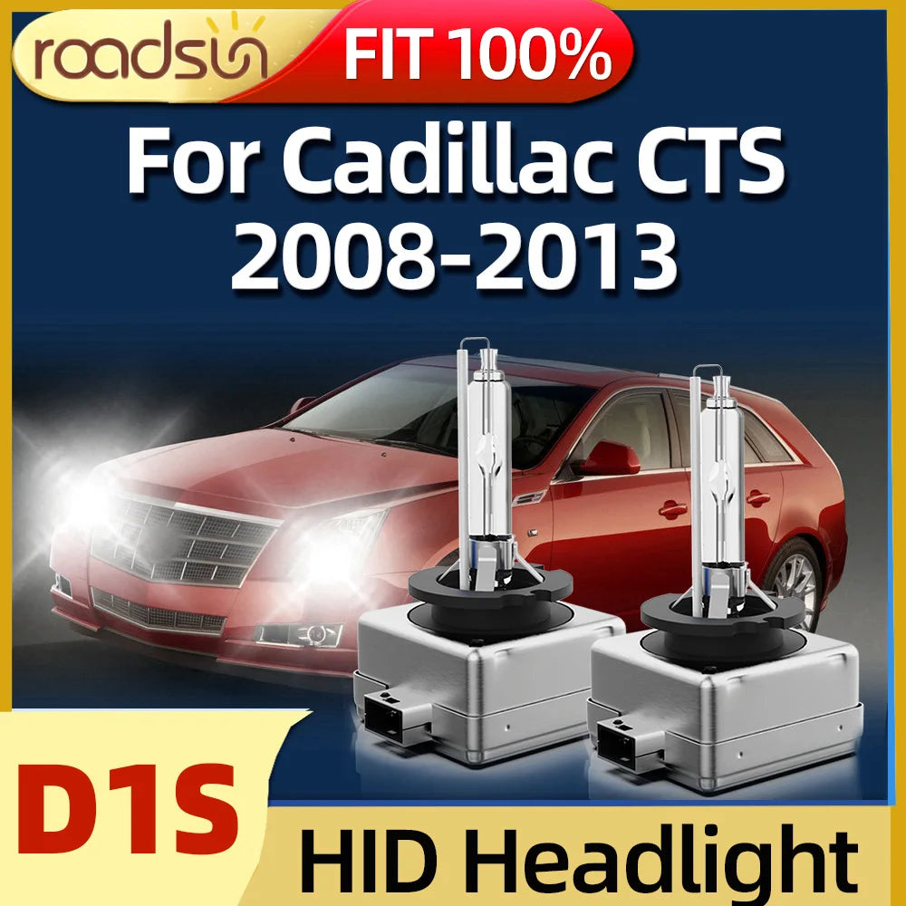 HID Xenon D1S Headlight Car Light 35W 6000K High Low Beam Bulbs Fit For Cadillac CTS 2008