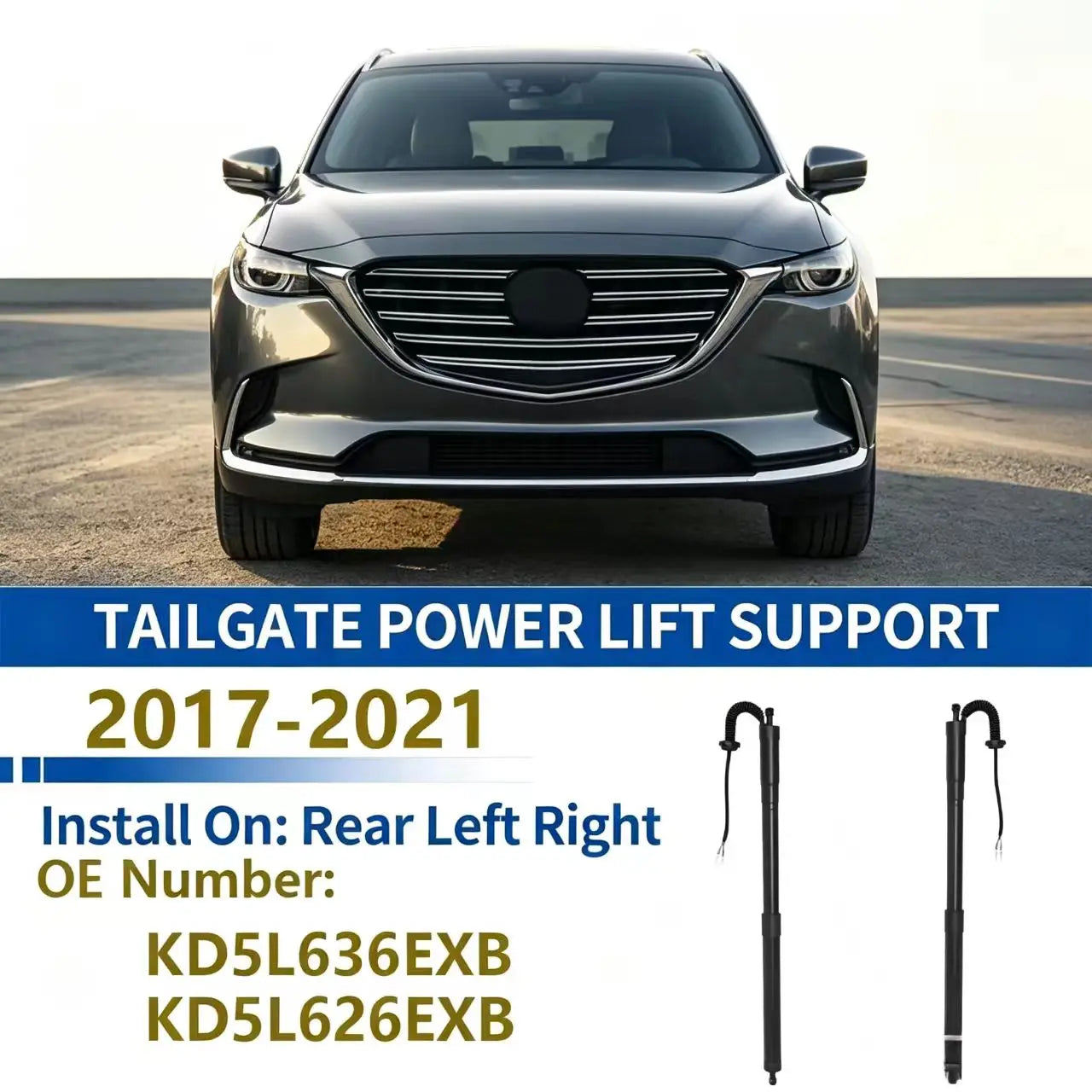 For 2017-2021 Mazda CX-5 KF Power Tailgate Strut Electric Tailgate Gas Spring Support Stru | AUTOKITSHOP