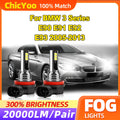 20000LM Fog Lights 60W Canbus No Error LED Fog Lamps 12V 6000K White For BMW 3 Series E90