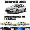 LED Interior Light Kit for Renault Laguna 2 II Mk2 3 III Mk3 Coupe Canbus Car Accessories LED Interior Reading Bulbs ...