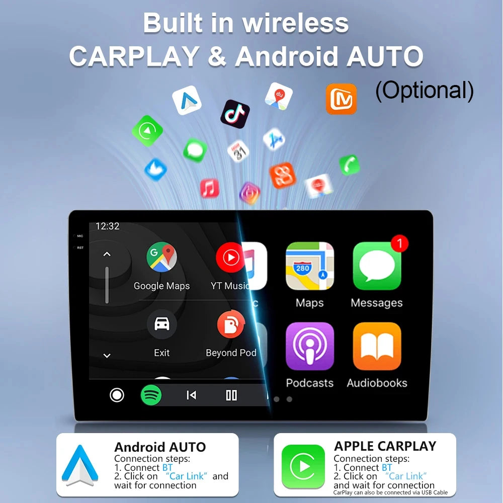 Car GPS Navigation For Hyundai I10 III 3 2019 - 2023 LHD RHD Android Auto Radio Video Play