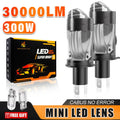 H4 Bi LED Lens Projector Car Headlight Bulbs 30000LM CANBUS High Low Beam Bulb Auto Motorc