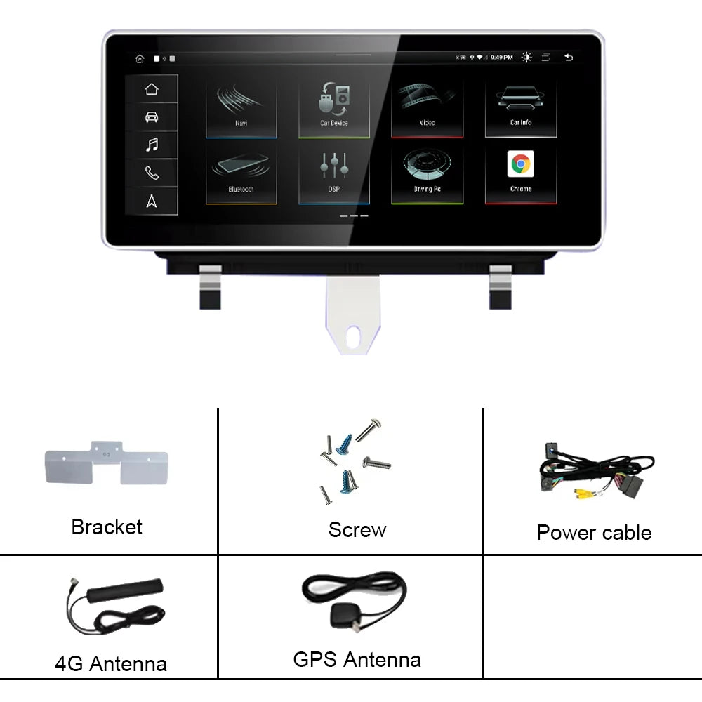 Android 14 Radio For Audi Q3 2013 2014 2015 - 2018 Car Multimedia Player Navigation GPS St