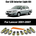 ZITWO 10Pcs Car Reading Bulb For Mitsubishi Lancer 2001 2002 2003 2004 2005 2006 2007 LED Interi - Canbus LED Car Light