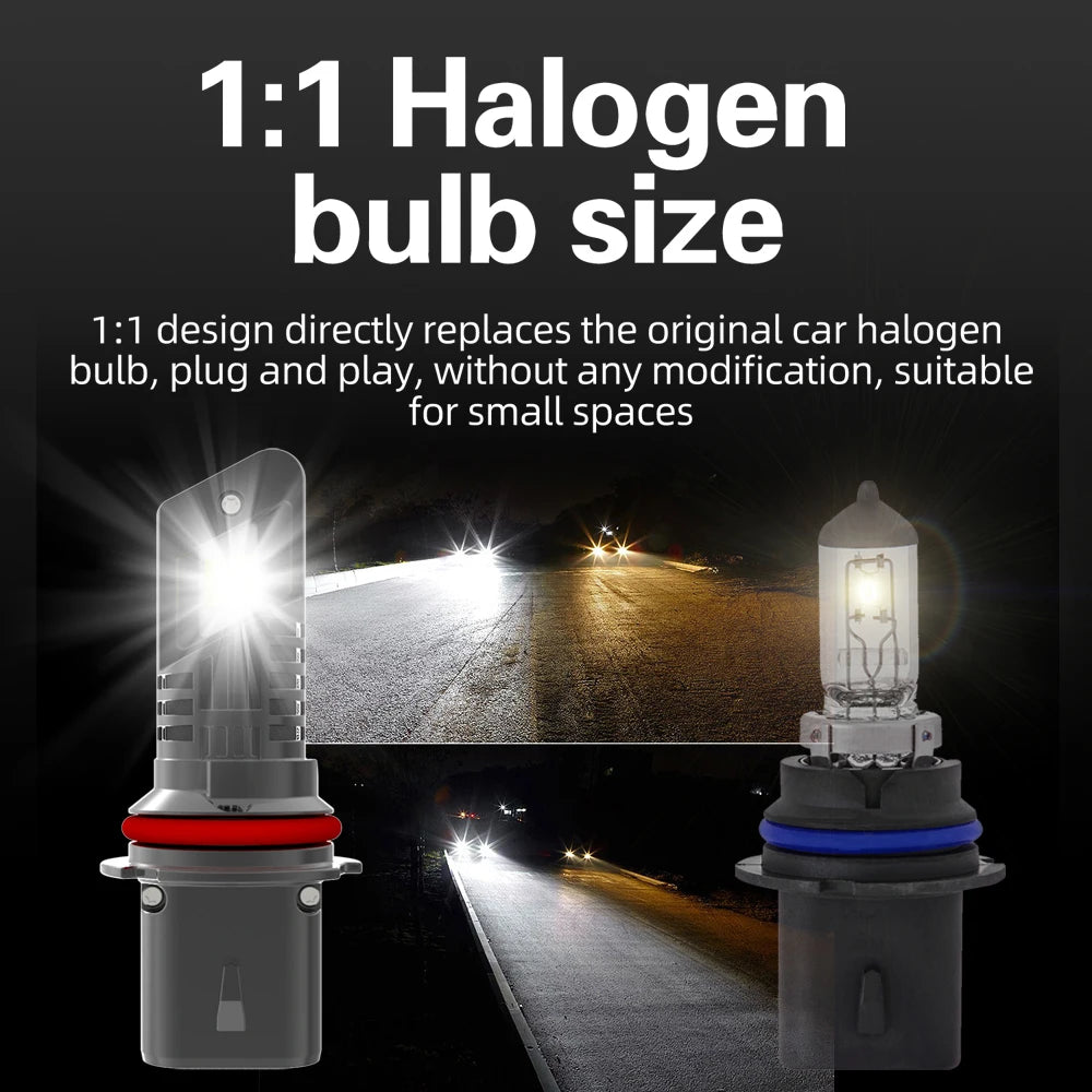 HB5 9007 PX29T LED Vehicle Headlight Canbus Error Free Powerful Car Driving Turbo Diode Bu