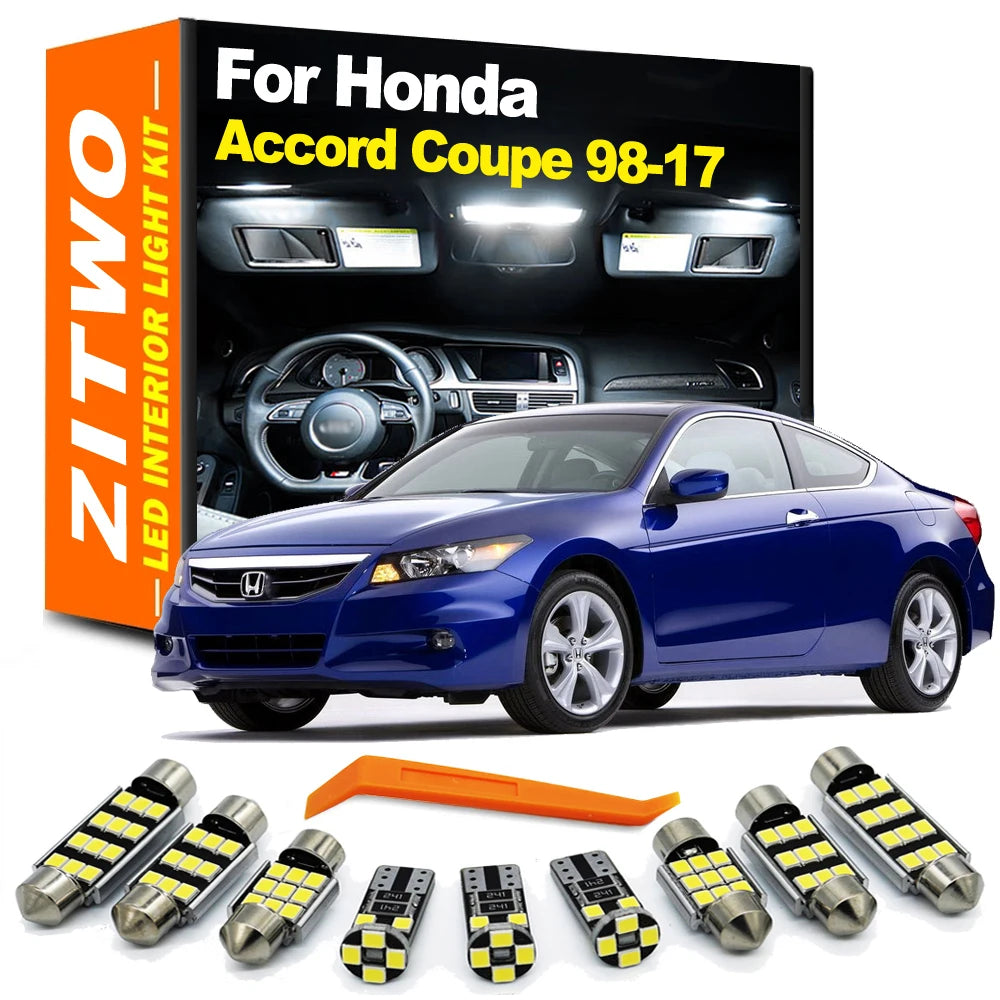 ZITWO Canbus No Error LED Interior Dome Trunk Light Bulb Kit For Honda Accord Coupe 1998 2002 -  2012 2013 2014 2015 2016 2017