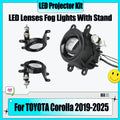 LED Lenses Fog Lights With Stand For TOYOTA Corolla 2019-2025 2-inch LED Driving Fog Lamps